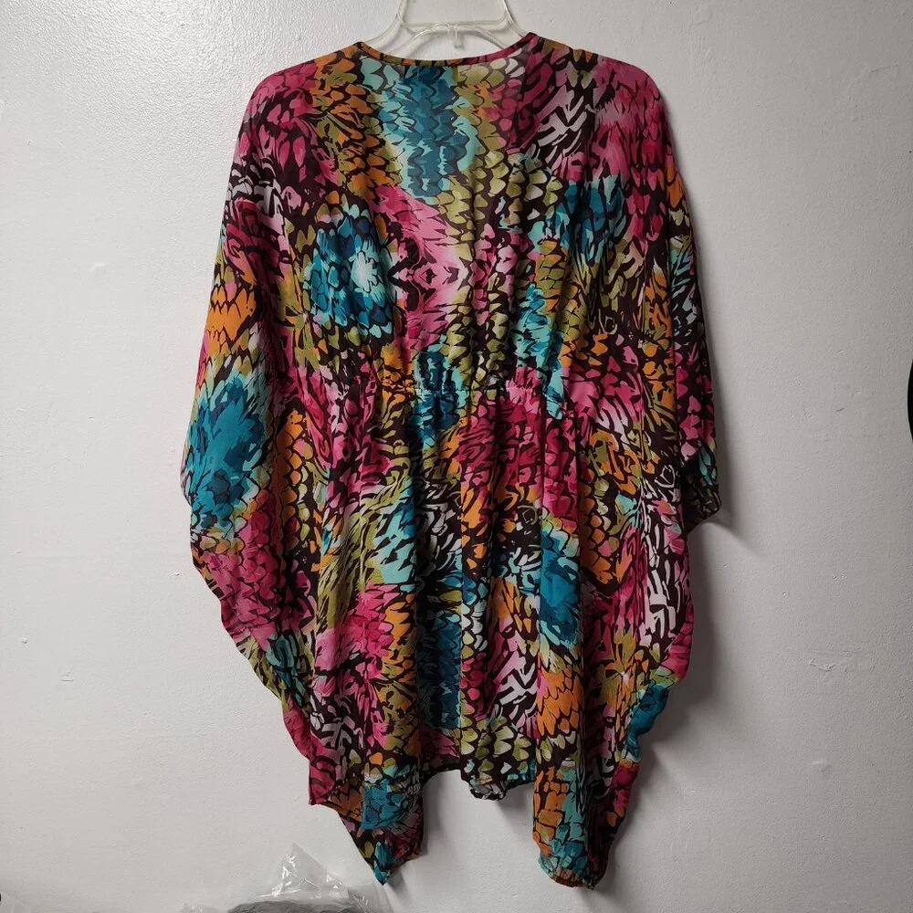Apt. 9 Polyester Multicolor swim coverup Medium Pool - Picture 4 of 7
